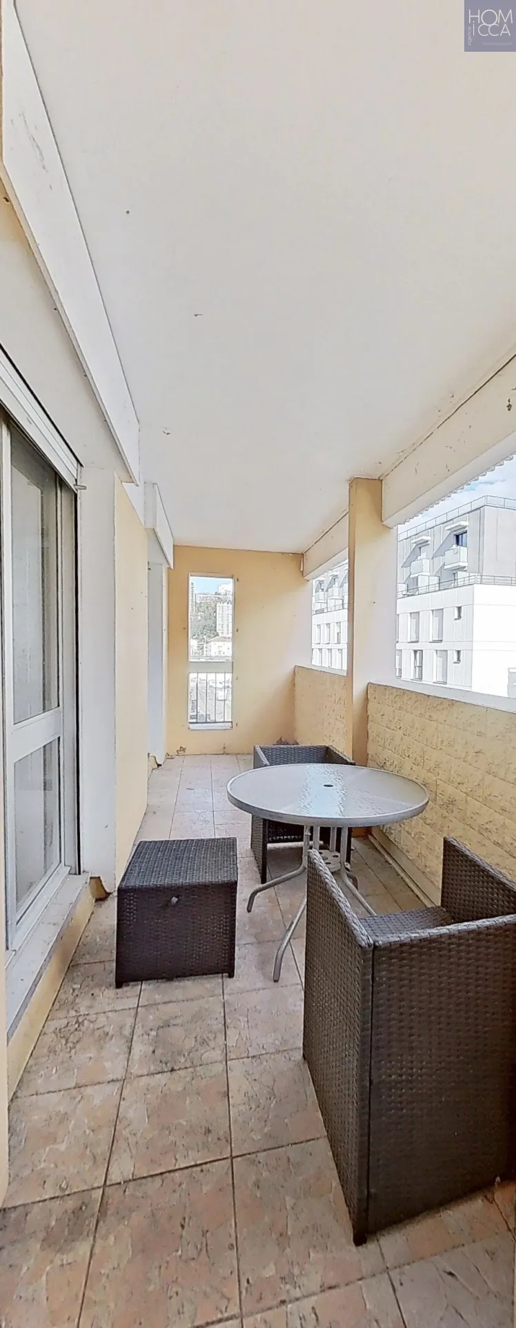 Appartement T3 lumineux avec balcon et garage à Lyon 9ème Gare de Vaise 
