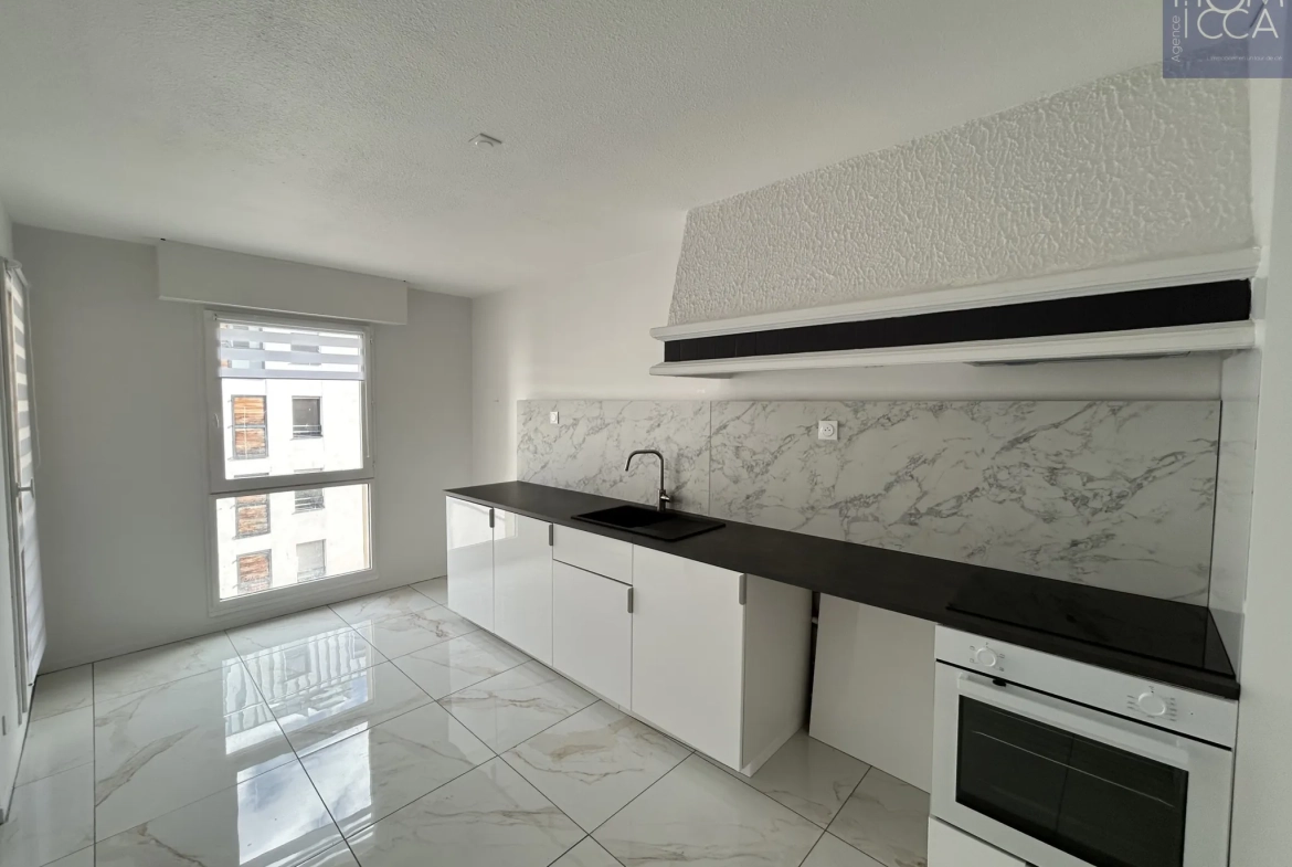 Appartement T3 lumineux avec balcon et garage à Lyon 9ème Gare de Vaise 