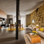 Bel appartement duplex de charme avec jardin à Sommières, idéalement situé dans l'hyper centre