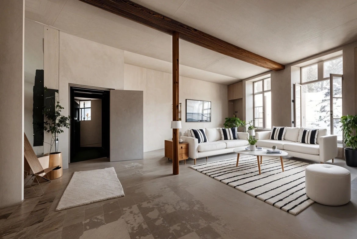 Bel appartement duplex de charme avec jardin à Sommières, idéalement situé dans l'hyper centre 