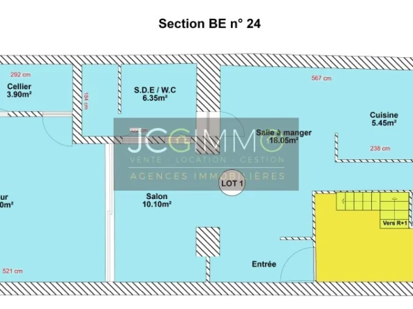 Appartement T2 rénové avec terrasse à Toulon – 54 m², mobilier inclus 