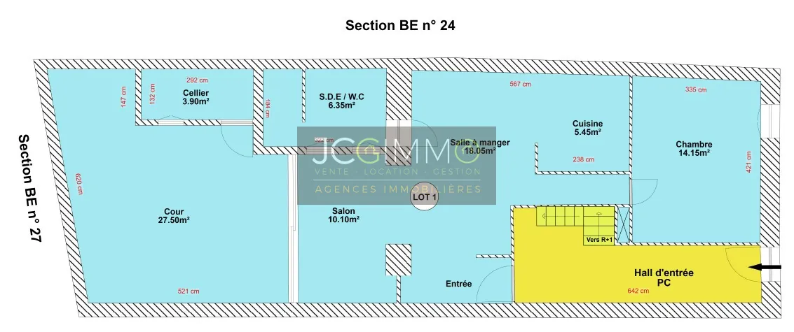 Appartement T2 rénové avec terrasse à Toulon – 54 m², mobilier inclus 