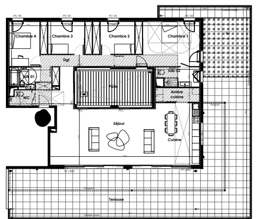 Appartement deux pièces à Saint Paul les Dax avec parking, livraison en 2026