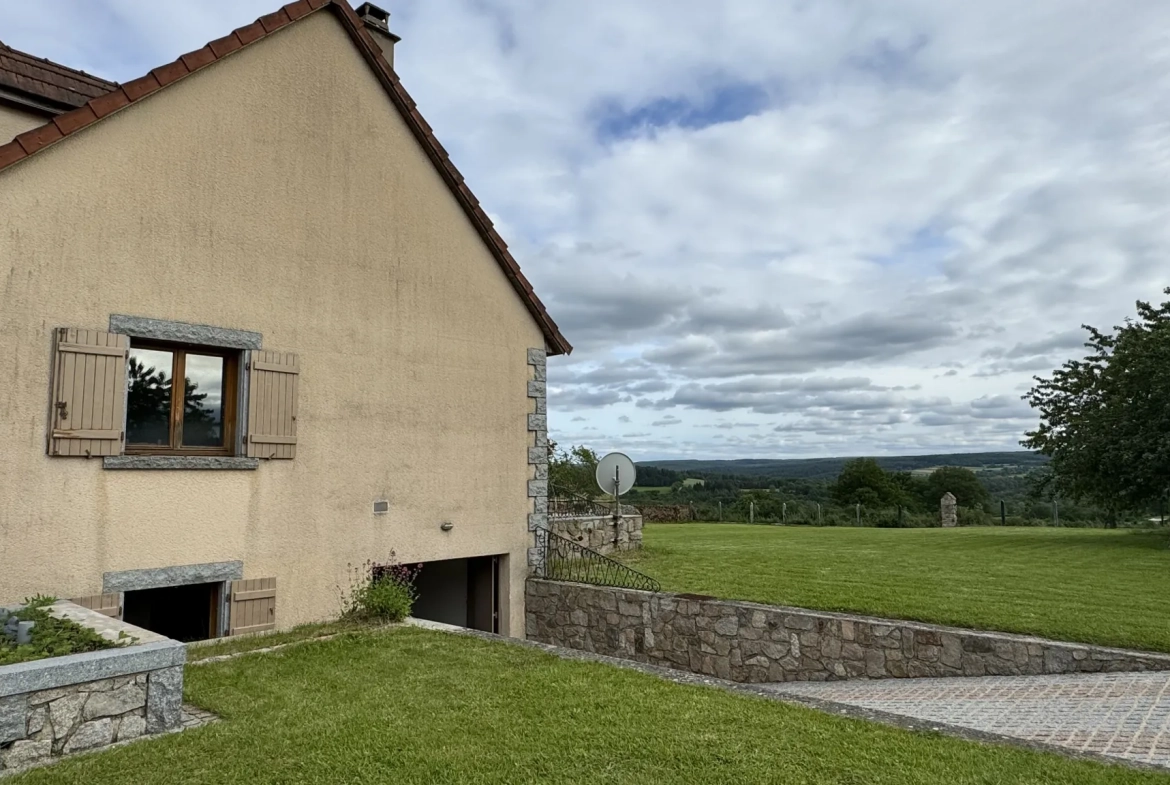Maison avec vue panoramique à Rouvray – 4 chambres, terrain de 6083 m² 