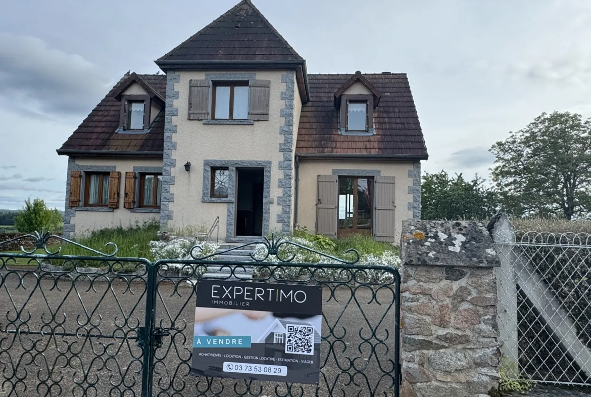 Maison avec vue panoramique à Rouvray – 4 chambres, terrain de 6083 m² 
