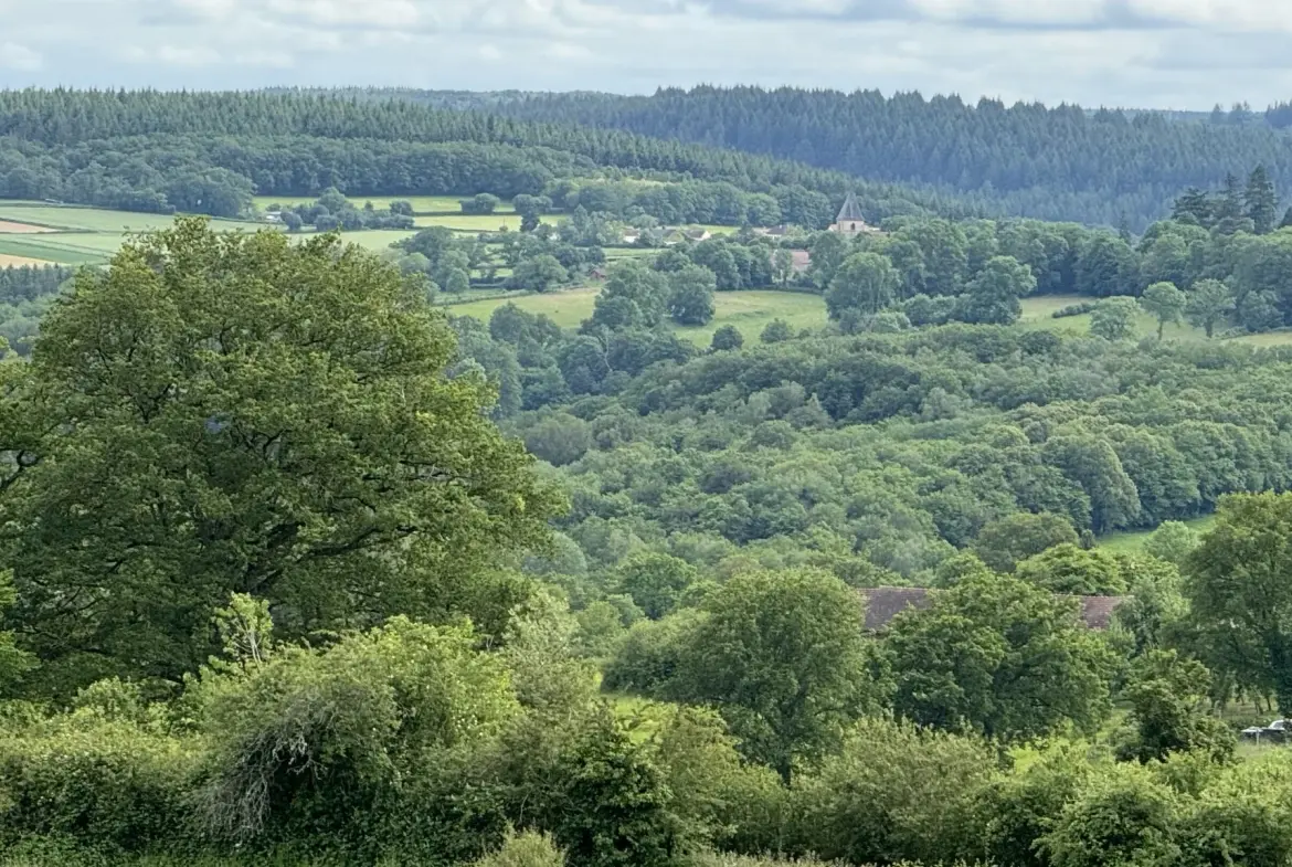 Maison avec vue panoramique à Rouvray – 4 chambres, terrain de 6083 m² 