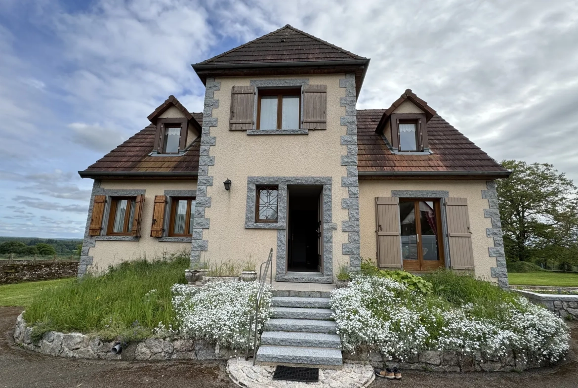 Maison avec vue panoramique à Rouvray – 4 chambres, terrain de 6083 m² 