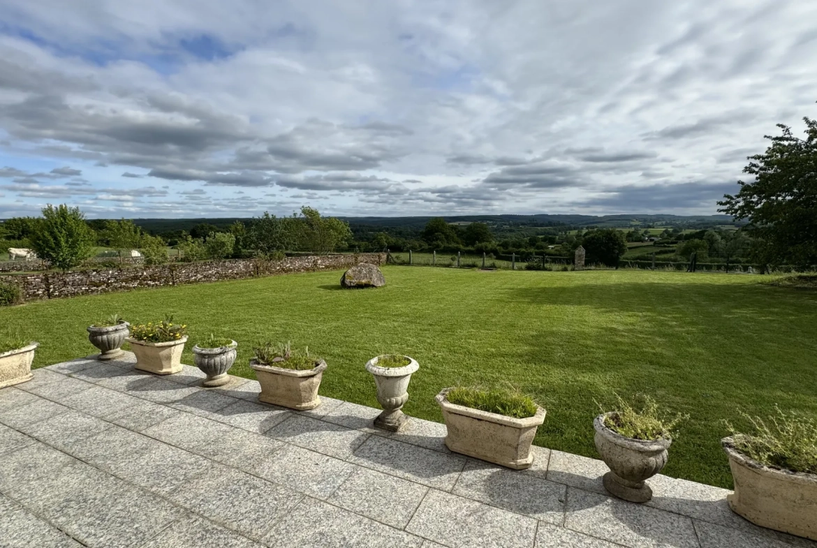 Maison avec vue panoramique à Rouvray – 4 chambres, terrain de 6083 m² 