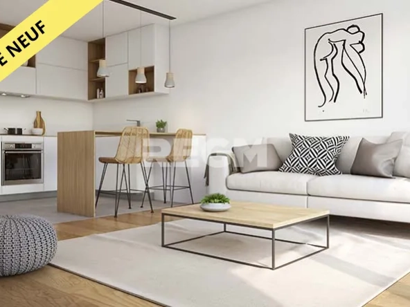 Studio neuf avec balcon à Saint-Ouen-sur-Seine, proche métro