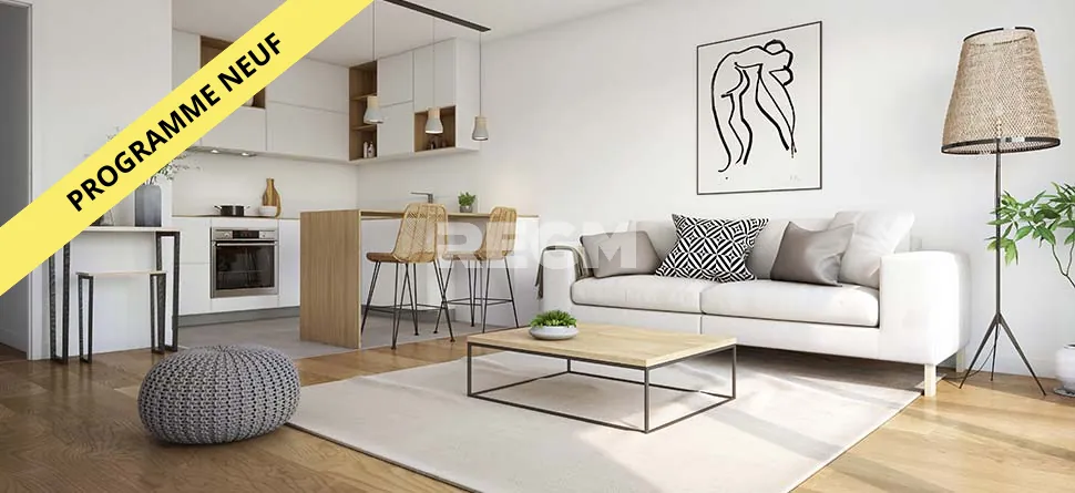 Studio neuf avec balcon à Saint-Ouen-sur-Seine, proche métro 