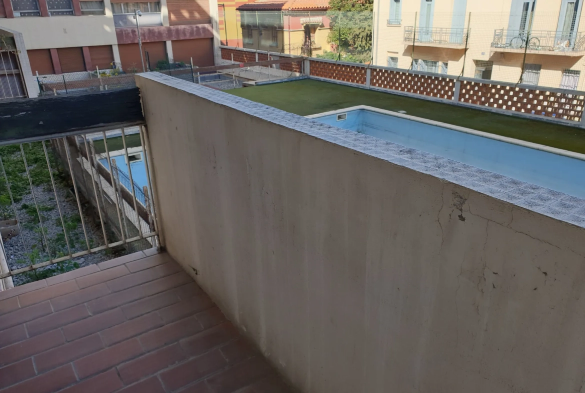 Appartement F1 de 32 m² à Perpignan dans la résidence Le Palace 
