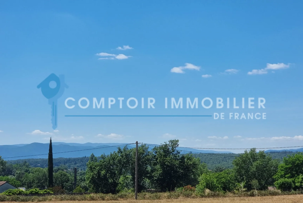 Maison à vendre en Ardèche de 95 m² avec grand terrain de 1260 m² 