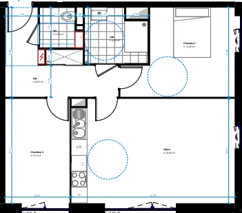 Appartement 3 pièces à Nemours (77140) – Deuxième et troisième étage, livraison 2026