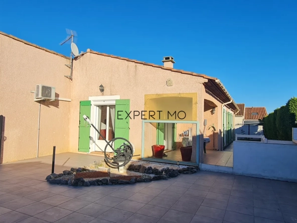 Belle maison de plain-pied à Fleury, proche Narbonne - 131 m² avec terrain et terrasse