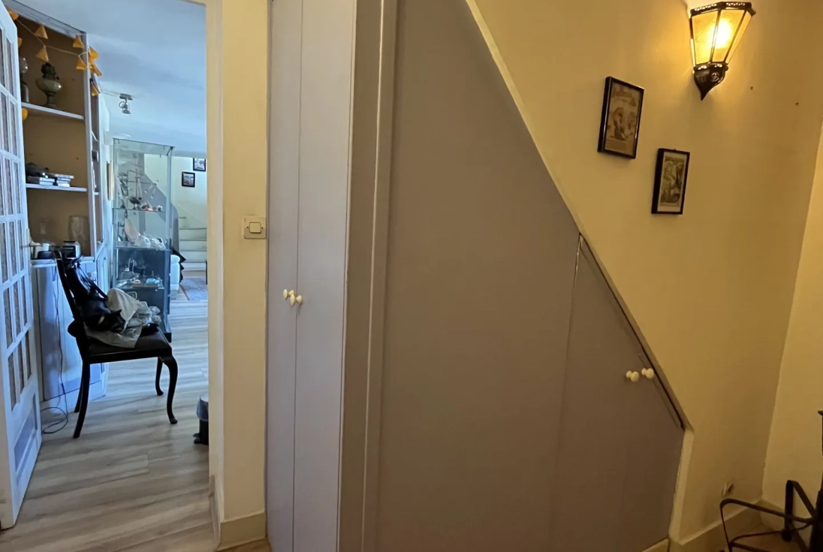 Appartement duplex T2 à Saint Germain avec vue sur les toits, secteur calme 