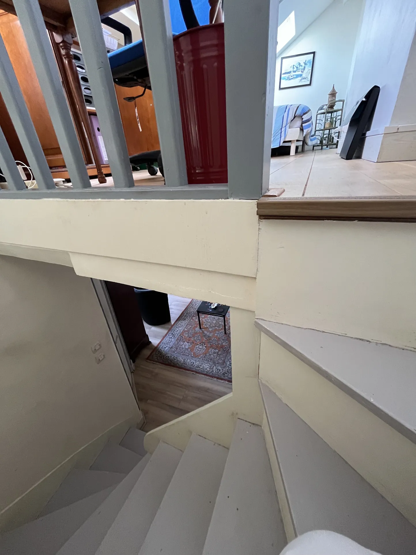 Appartement duplex T2 à Saint Germain avec vue sur les toits, secteur calme 