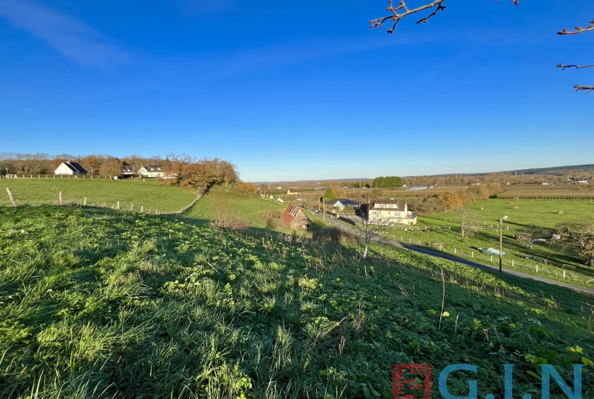 Terrain à bâtir de 997 m² dans le Mesnil-sous-Jumièges, proche de Duclair 