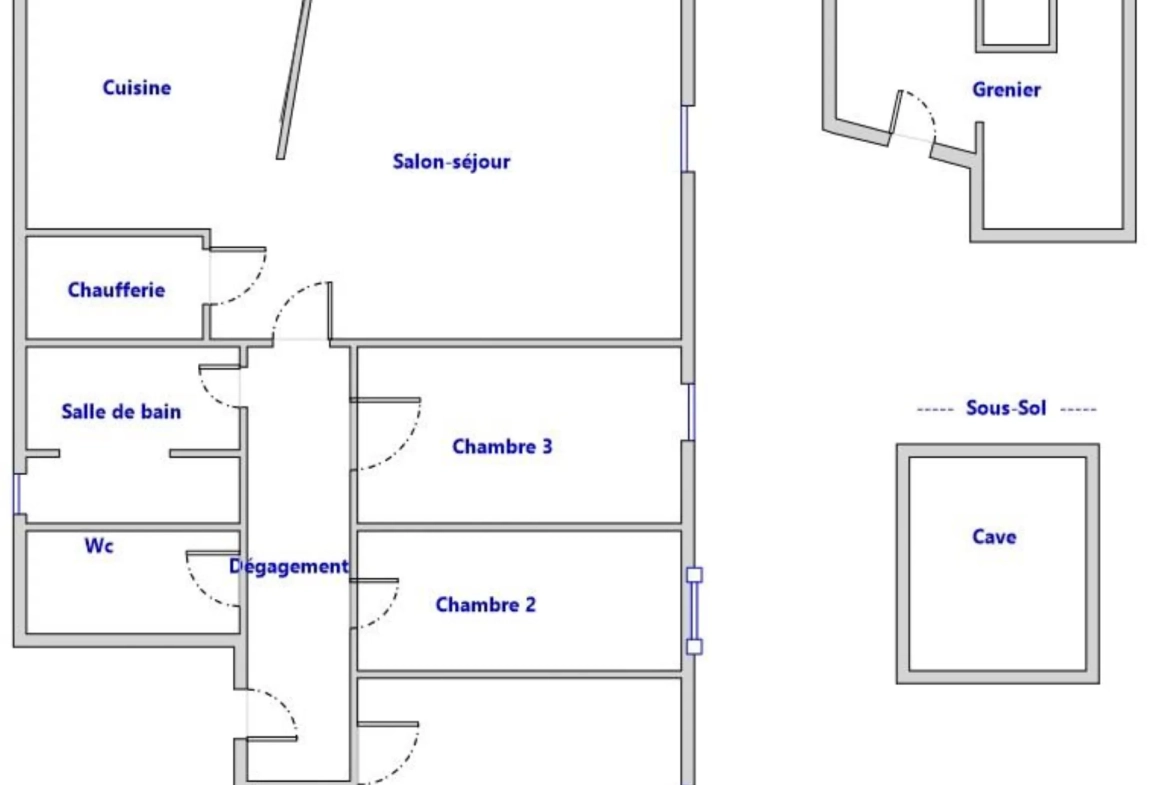 Bel appartement T4 de 85 m² au cœur de Millau avec vue dégagée et commodités à proximité 