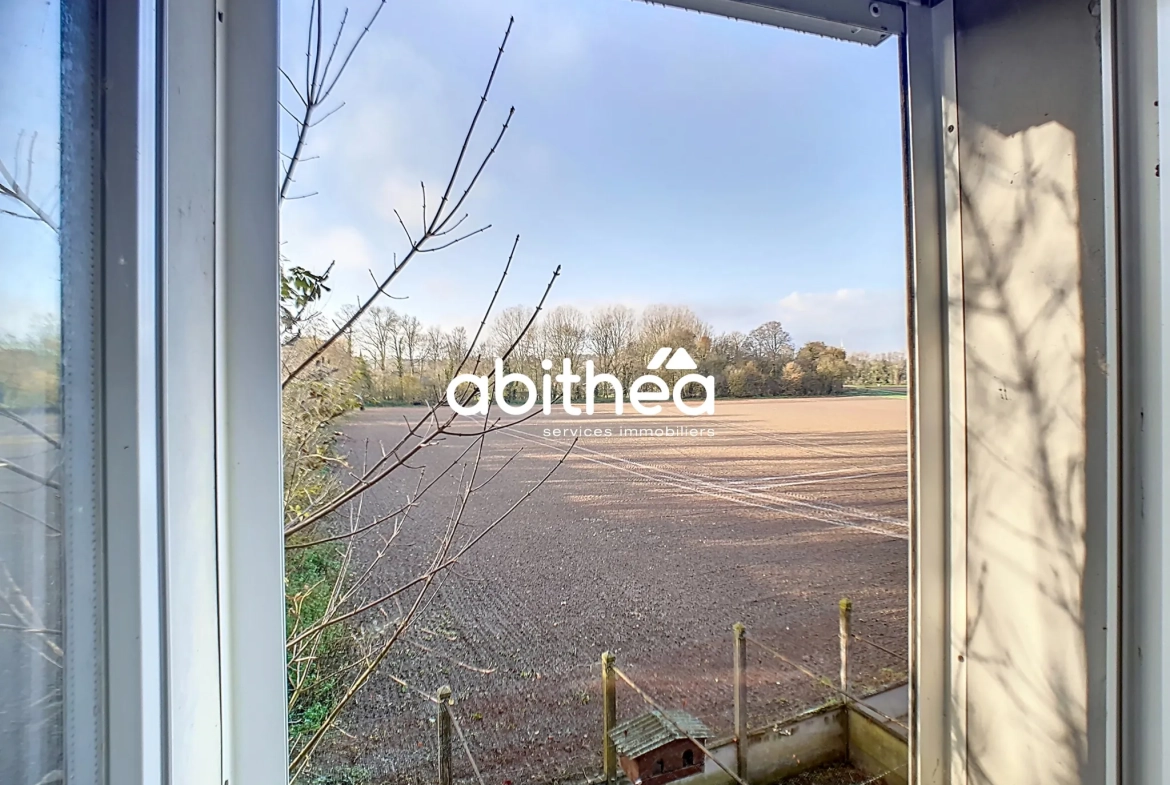 Maison individuelle atypique au bord de l'eau à Noyelles-sur-Escaut 