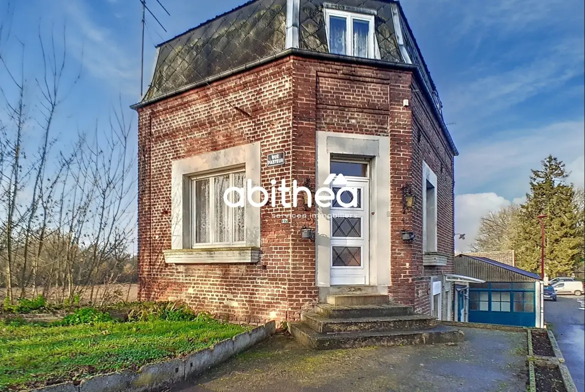 Maison individuelle atypique au bord de l'eau à Noyelles-sur-Escaut 