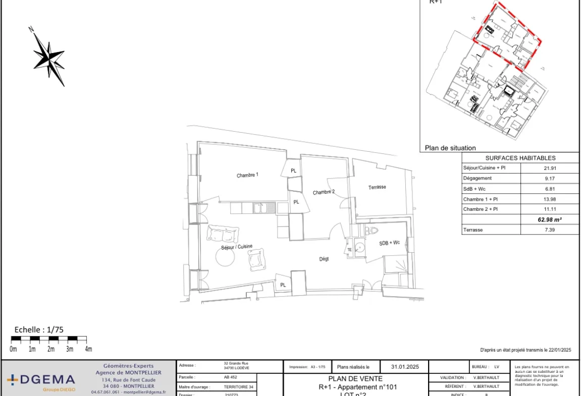 Appartements rénovés avec terrasse à Lodève – Livraison 2026, centre-ville 