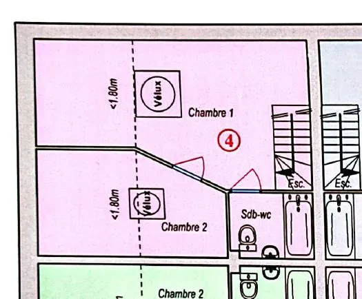 Maison jumelée à rénover de 62,4 m² avec jardin et parking à Marcoussis 
