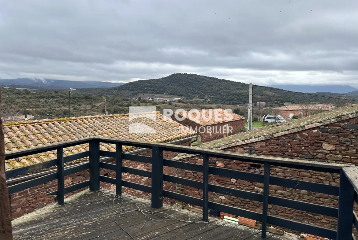 Maison de village à vendre près du Lac du Salagou - Le Puech, 80 m² avec terrasse 