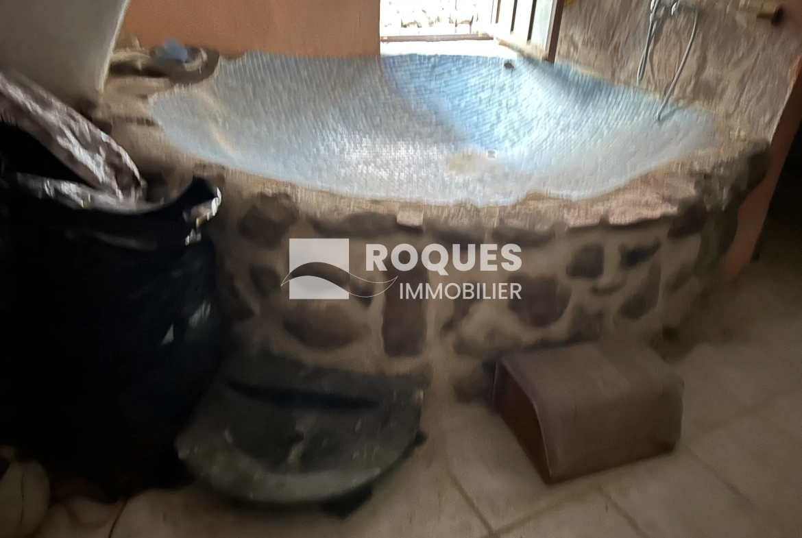 Maison de village à vendre près du Lac du Salagou - Le Puech, 80 m² avec terrasse 