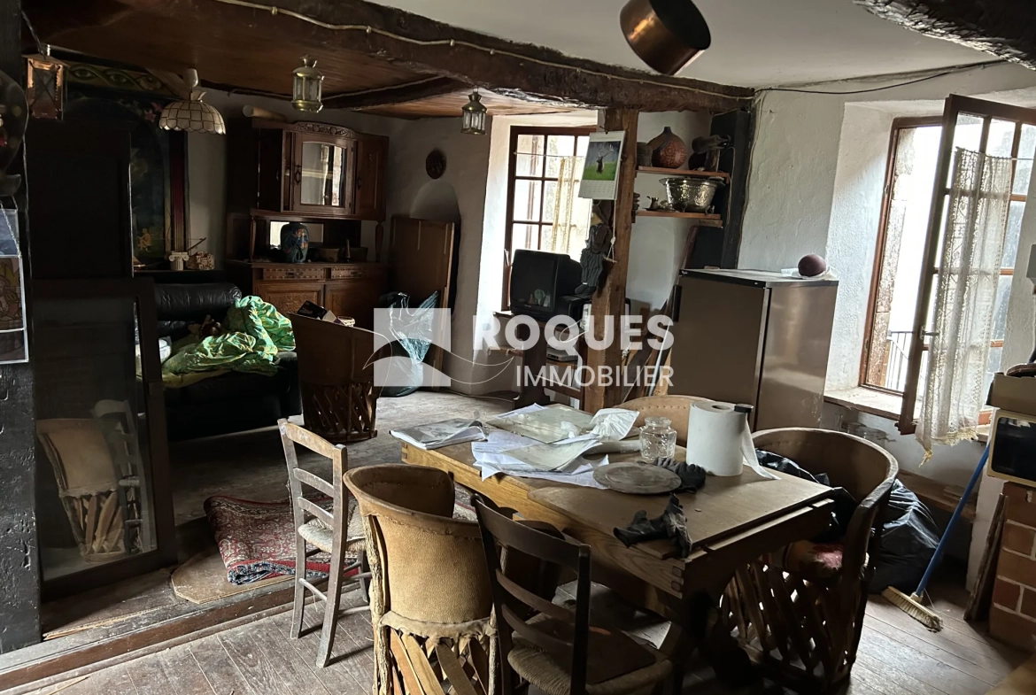 Maison de village à vendre près du Lac du Salagou - Le Puech, 80 m² avec terrasse 