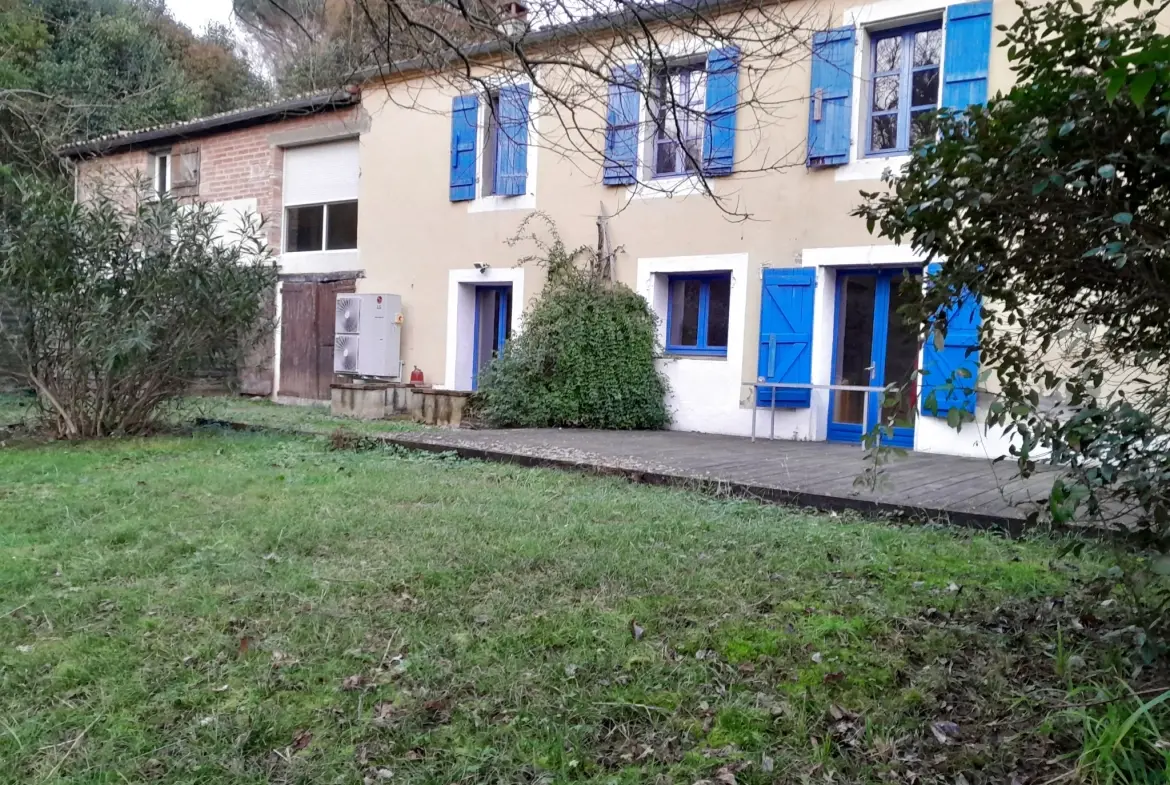 Maison de caractère à Moissac avec studio et grand jardin 