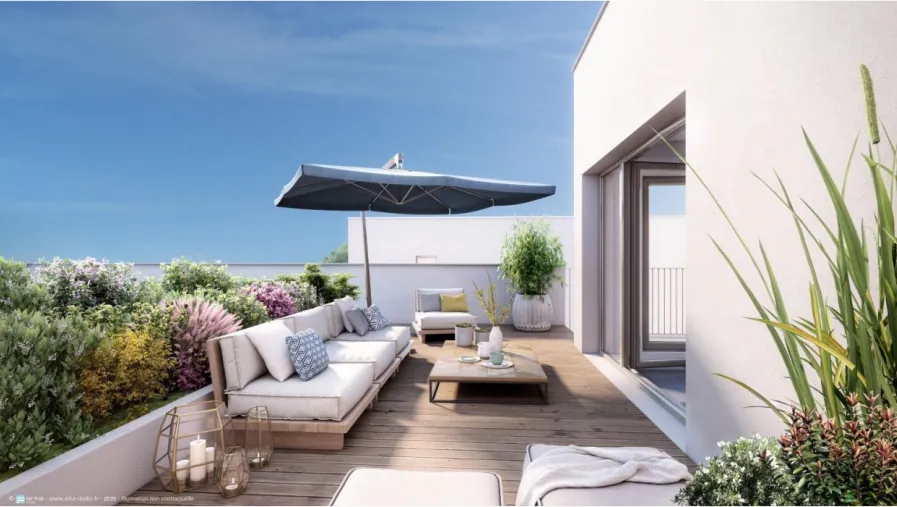 Appartement 2 pièces à Ivry-sur-Seine avec balcon et parking 