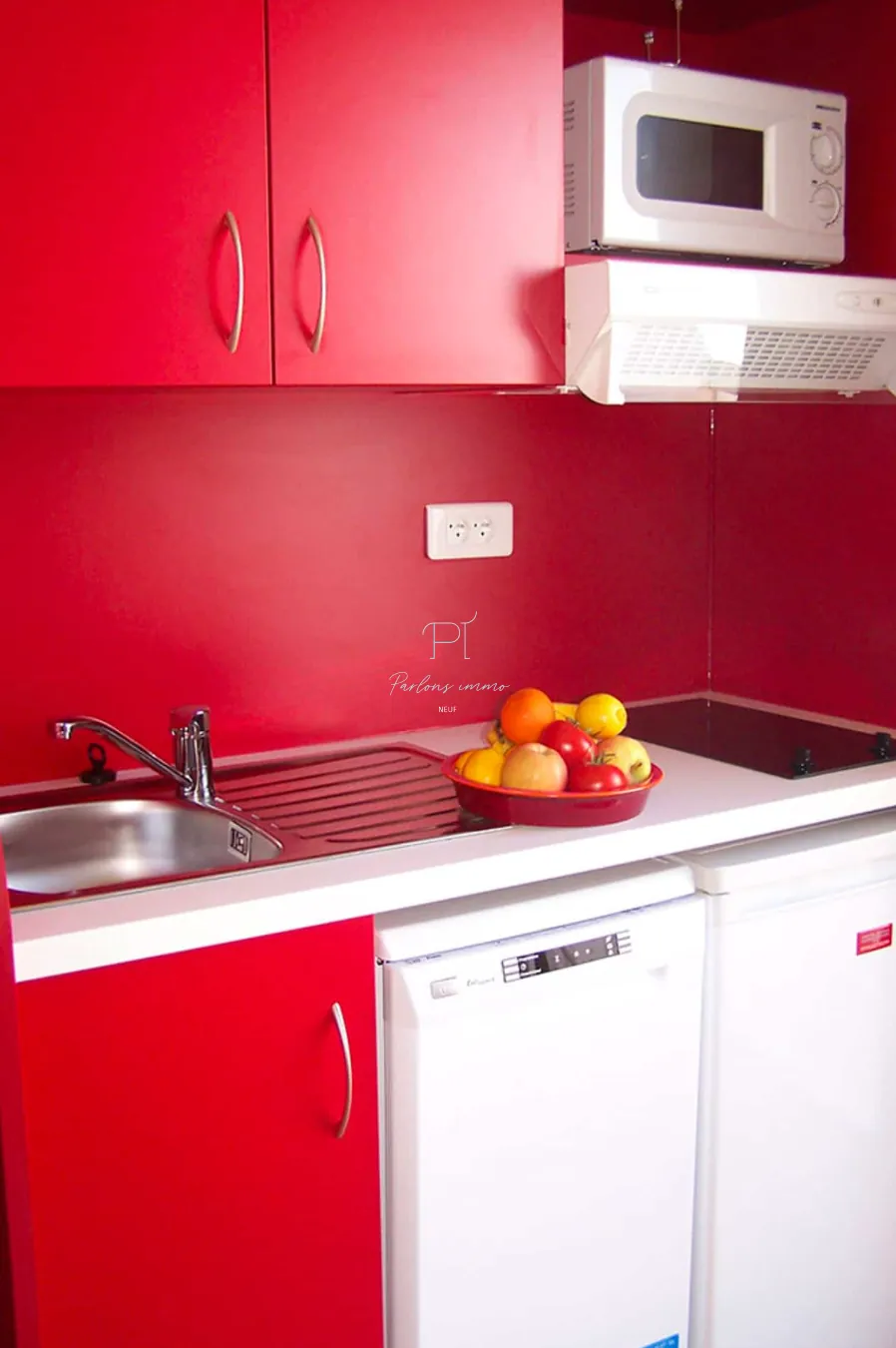 Appartement T1 à vendre de 23,33 m² en résidence de tourisme à La Grande Motte 