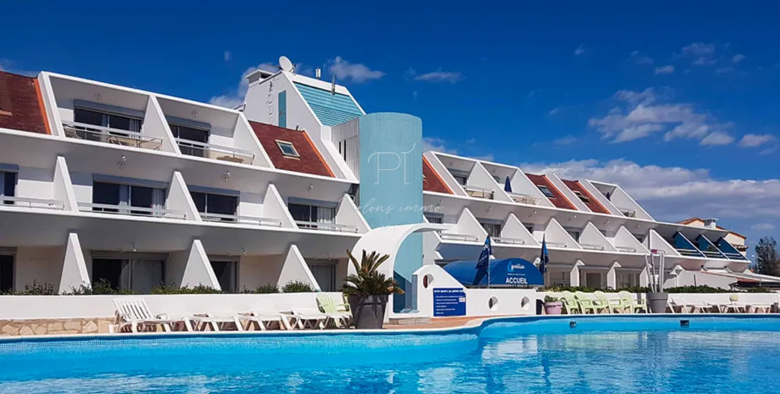 Appartement T1 à vendre de 23,33 m² en résidence de tourisme à La Grande Motte 