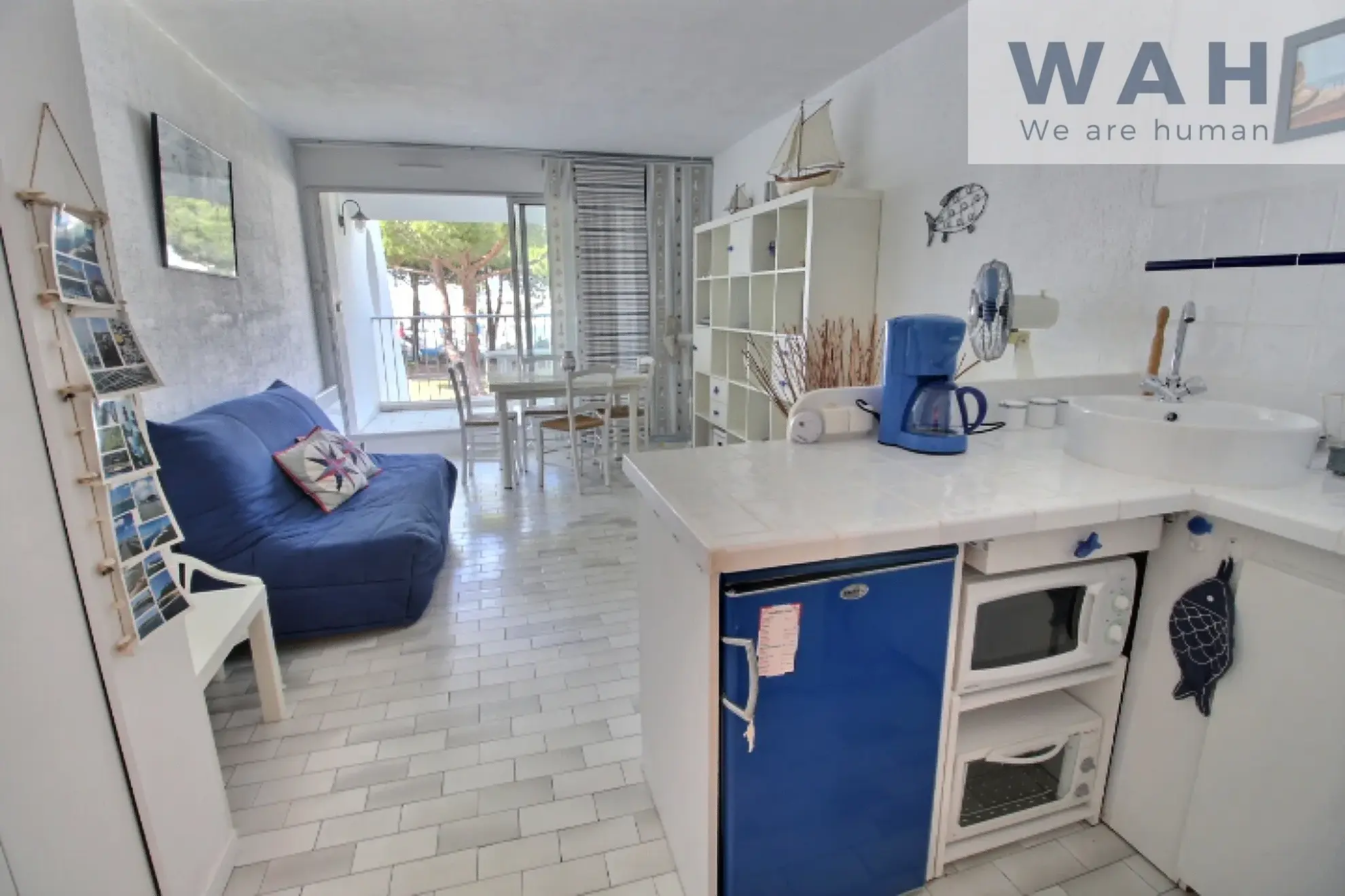 Studio meublé de 29 m² avec terrasse à Port Camargue secteur plages sud 