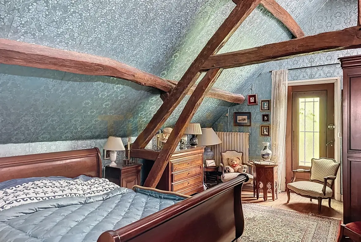 Maison de charme à rénover avec grand jardin près de Beauvais 