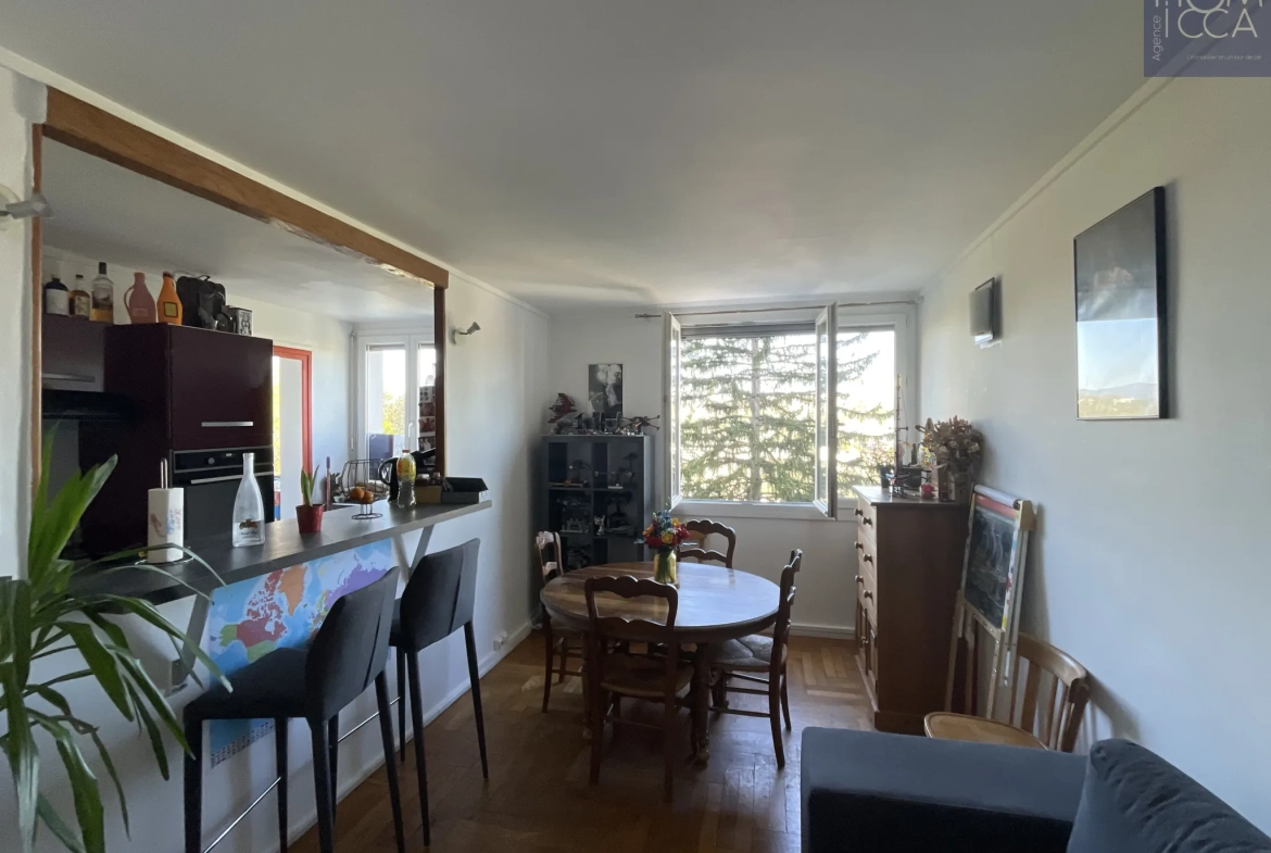 Appartement T3 de 54,31 m² avec vue dégagée sur la Saône à Lyon 4ème 