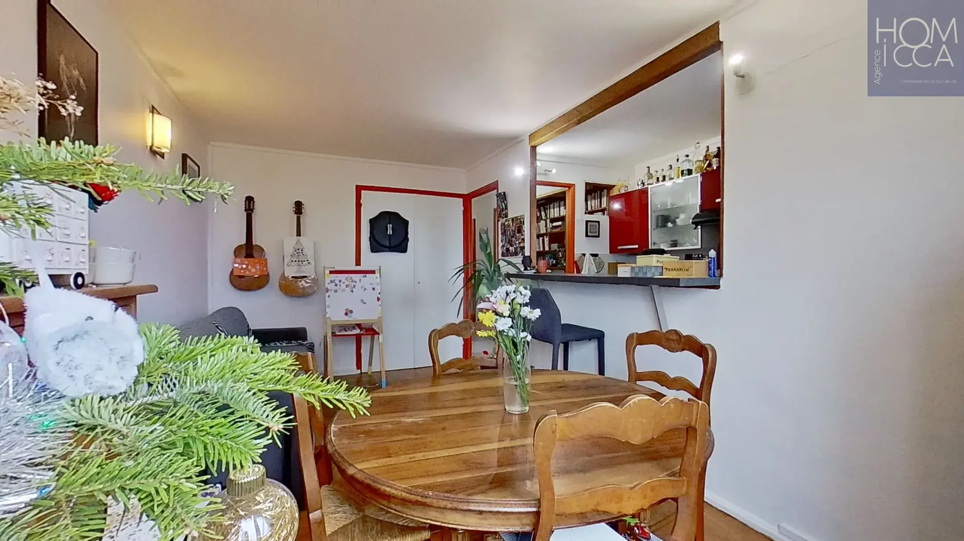 Appartement T3 de 54,31 m² avec vue dégagée sur la Saône à Lyon 4ème 