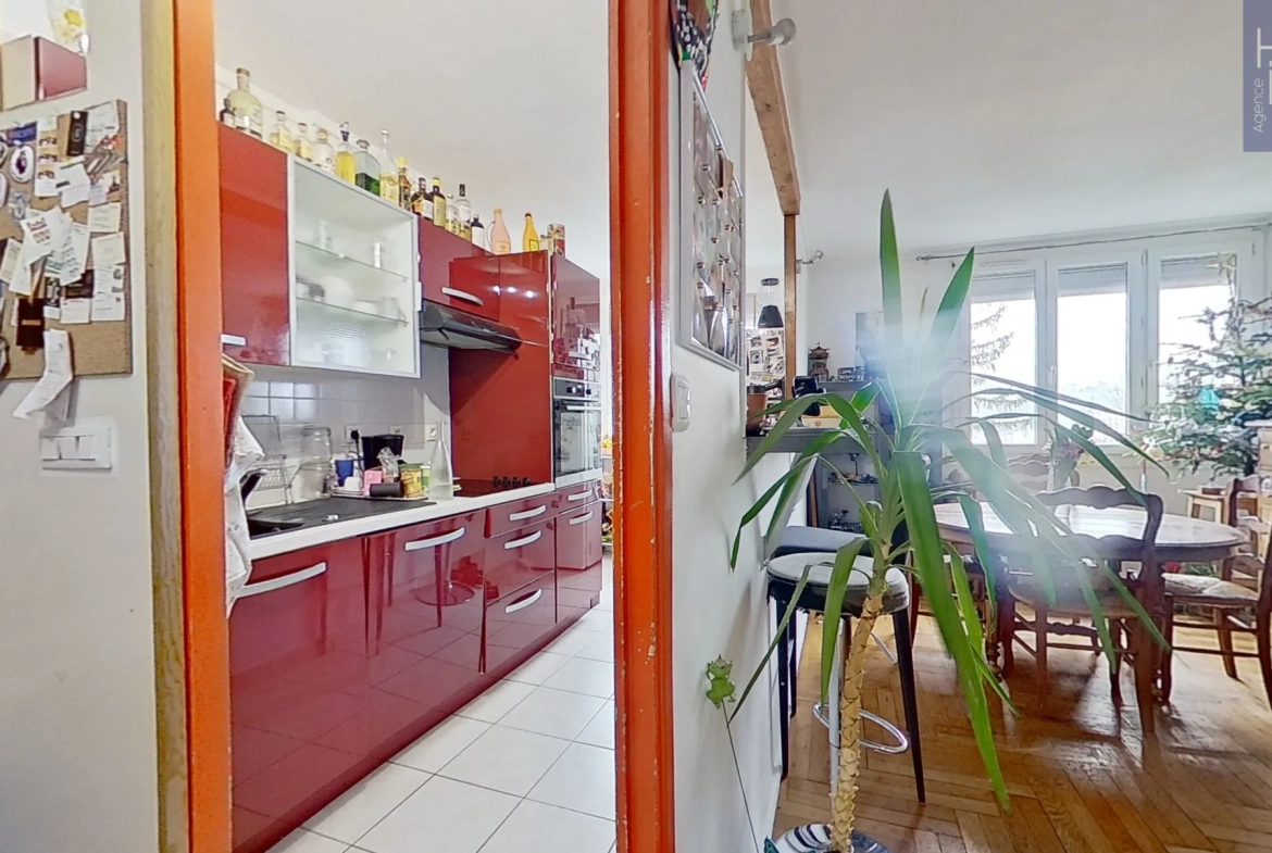 Appartement T3 de 54,31 m² avec vue dégagée sur la Saône à Lyon 4ème 