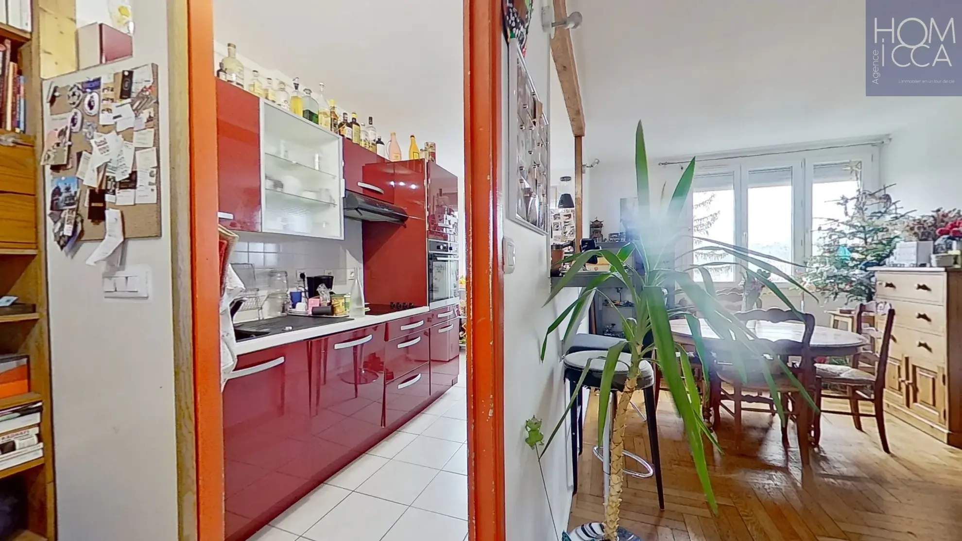 Appartement T3 de 54,31 m² avec vue dégagée sur la Saône à Lyon 4ème 