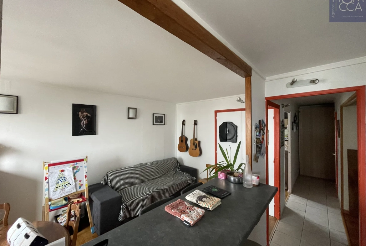 Appartement T3 de 54,31 m² avec vue dégagée sur la Saône à Lyon 4ème 