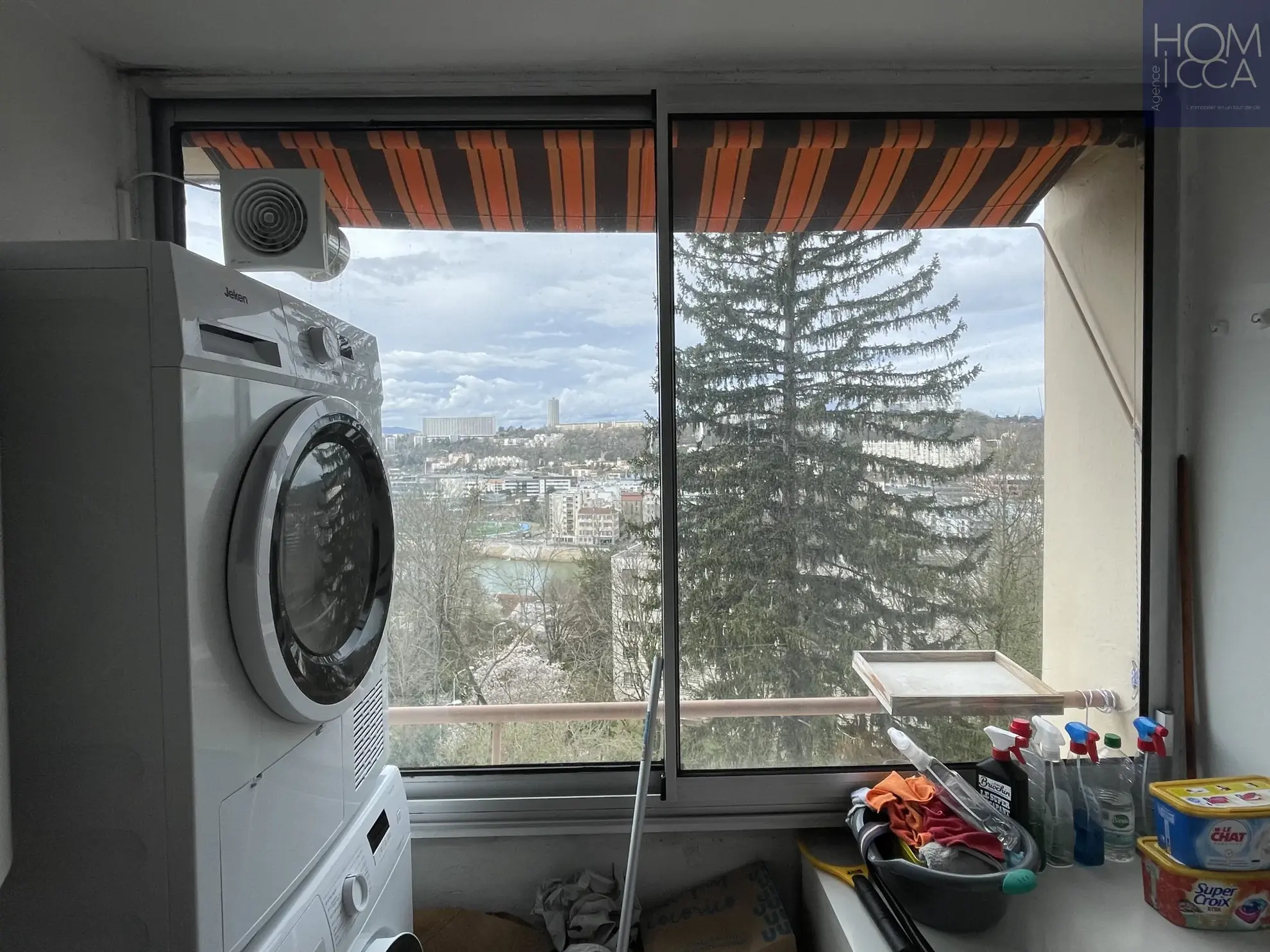 Appartement T3 de 54,31 m² avec vue dégagée sur la Saône à Lyon 4ème 