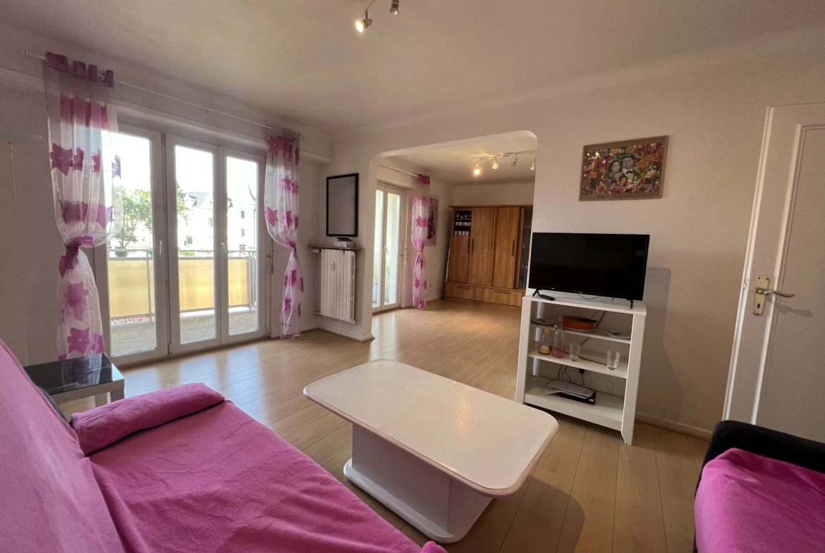 A vendre appartement 3 pièces de 74 m² au centre de Colmar avec garage et cave 