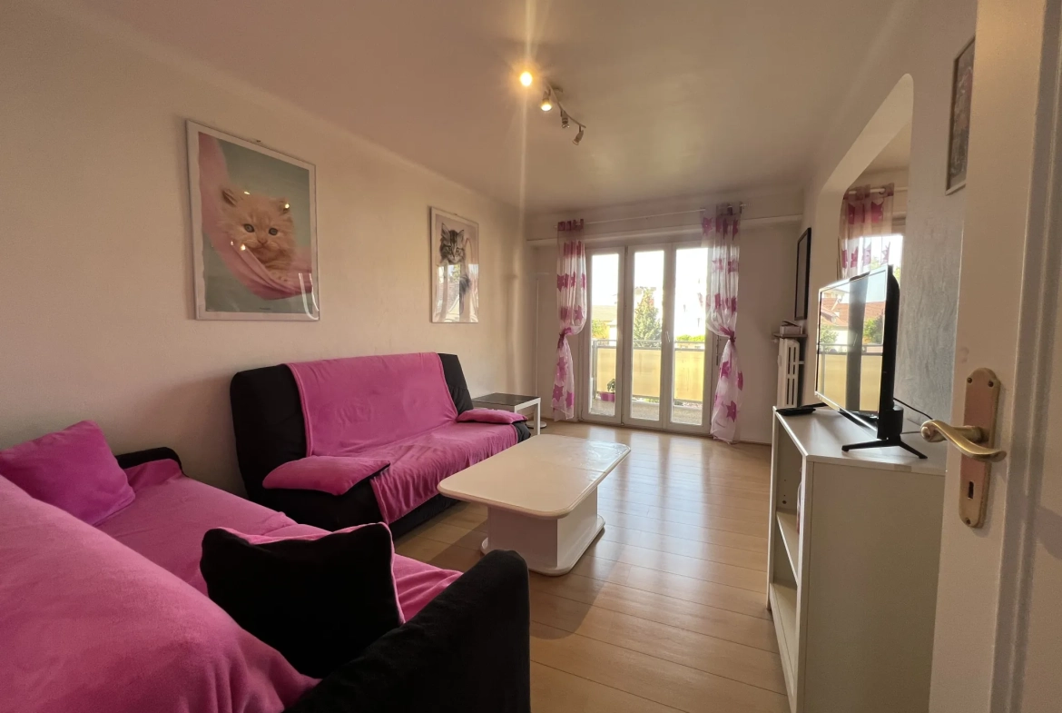 A vendre appartement 3 pièces de 74 m² au centre de Colmar avec garage et cave 