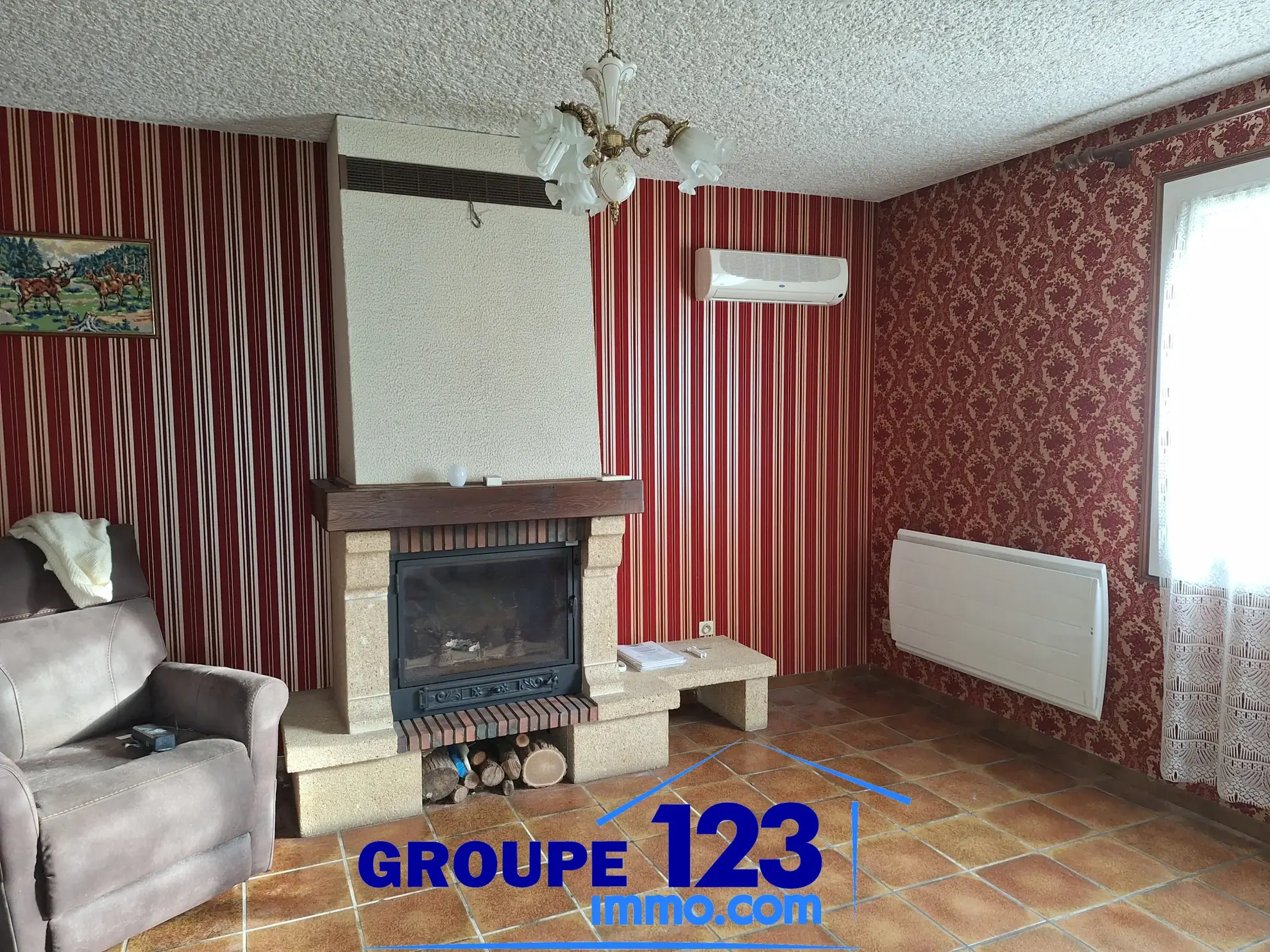 Maison de 126 m² avec garage et terrain de 2000 m² à Moneteau 