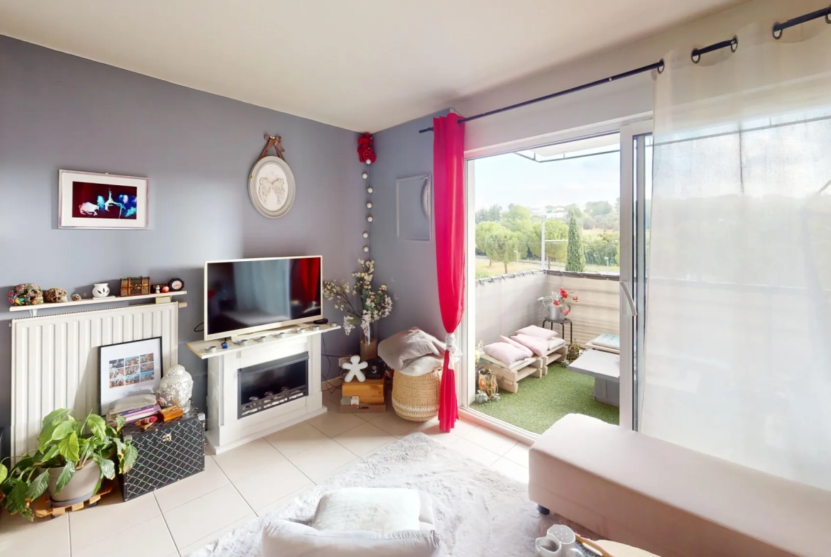Appartement T3 avec terrasse et garage à Montpellier dans résidence récente 