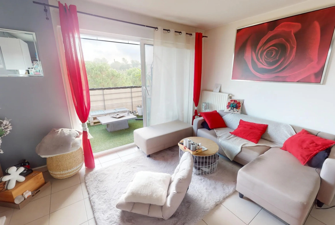 Appartement T3 avec terrasse et garage à Montpellier dans résidence récente 