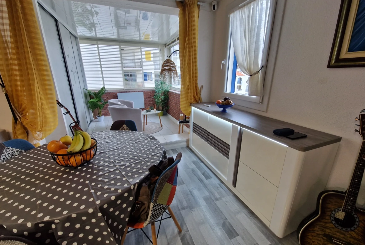 Appartement 2 pièces avec vue mer à Le Barcares – Idéalement situé 