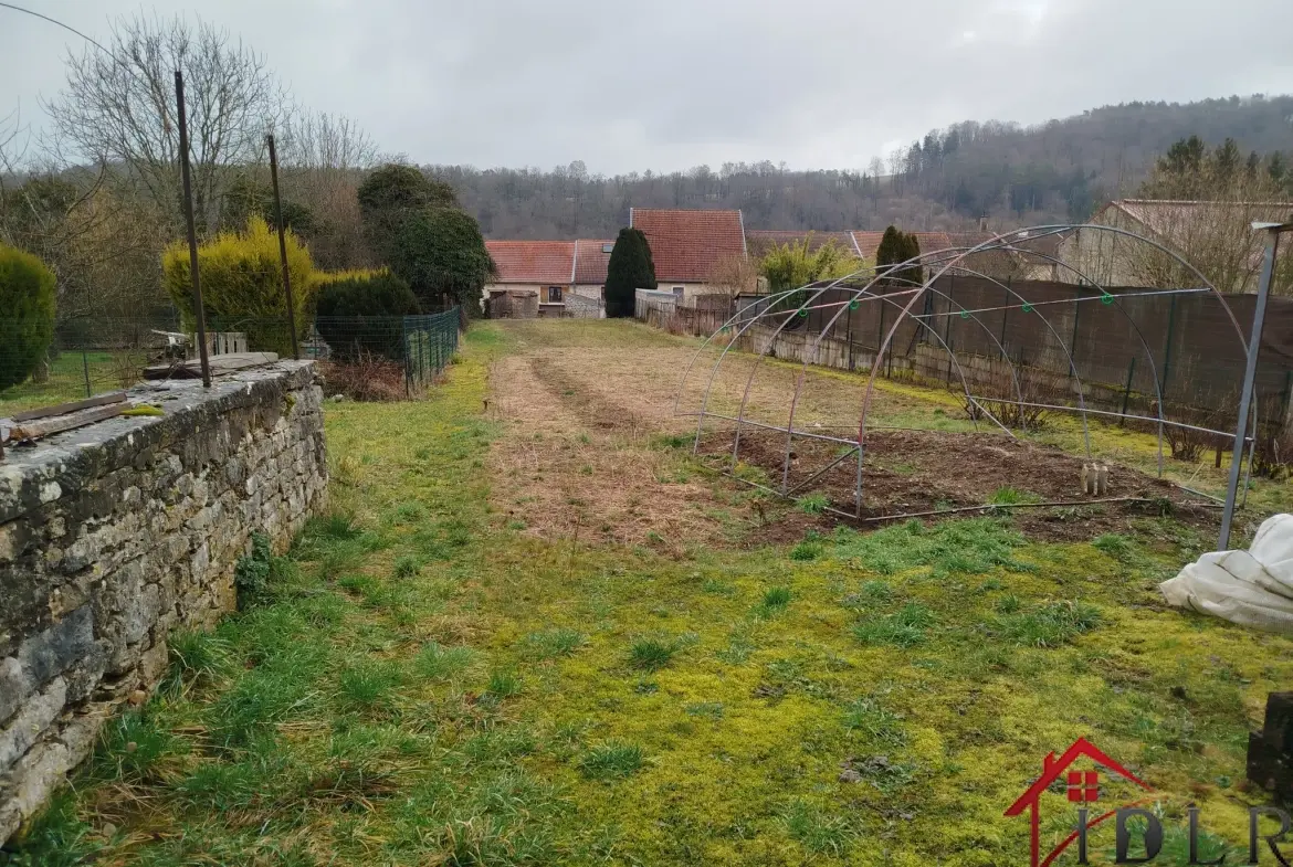 Maison en pierre à Bourdons-sur-Rognon (52700) avec garage et terrain 