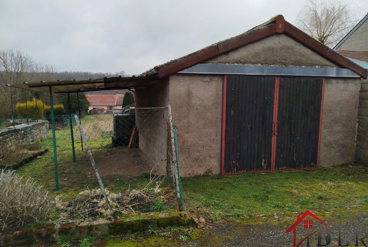 Maison en pierre à Bourdons-sur-Rognon (52700) avec garage et terrain 