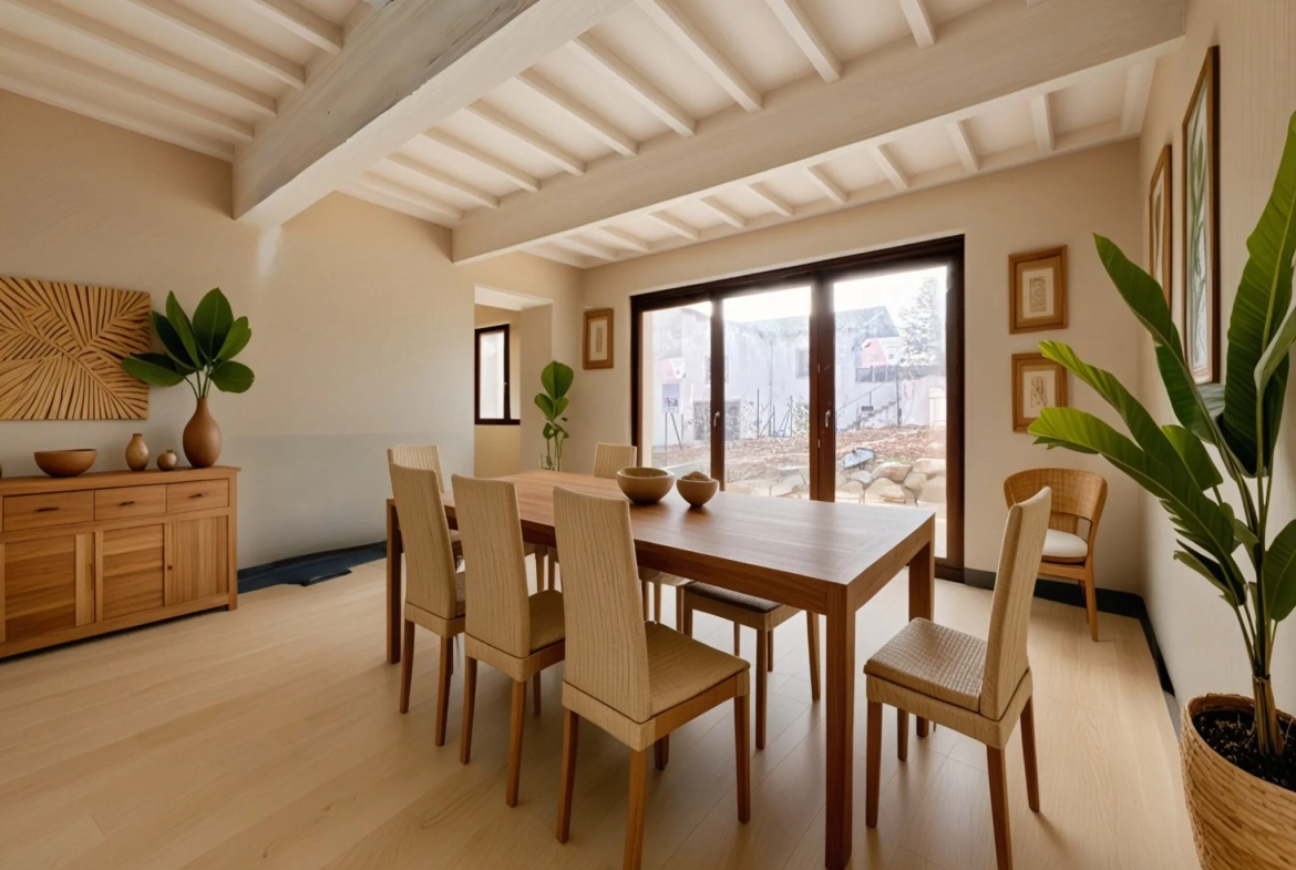 Plateau duplex à rénover avec jardin à Sainte Euphémie, proche Trévoux 